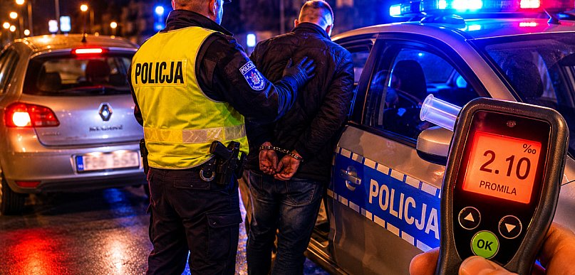 Obywatelskie ujęcie pijanego kierowcy w Pyzdrach