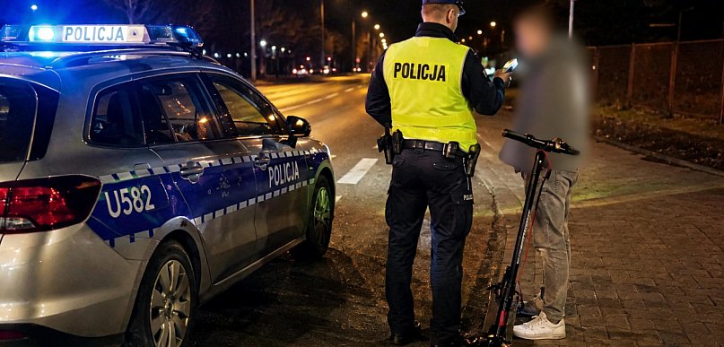 Nietrzeźwi na hulajnogach. Wśród zatrzymanych 15-latek