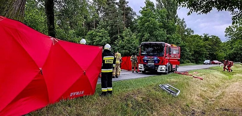 Śmiertelny wypadek na drodze W260 w gminie Strzałkowo