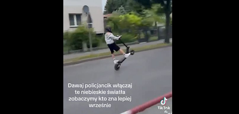 „Dawaj policjancik”. Tak jeździ wrzesińska młodzież