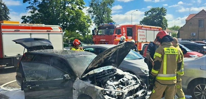 Niebezpieczna seria pożarów samochodów w powiecie