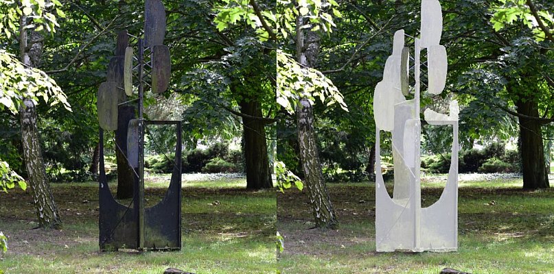 Białe czy czarne? Pomysł na odnowienie rzeźb w parku - 40923