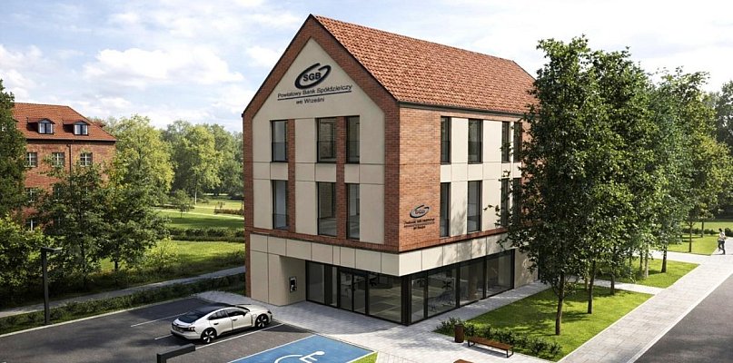 Nowa siedziba banku już wkrótce. Trwa budowa przy ul. Koszarowej