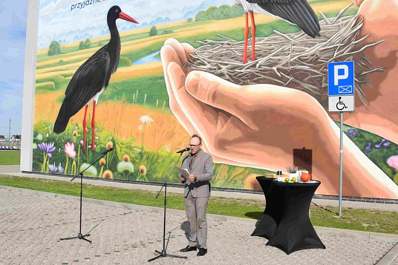 Nowy mural w Orzechowie