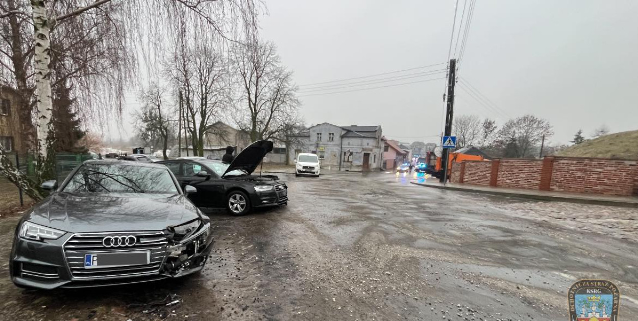 Gołoledź dała się we znaki kierowcom. Seria kolizji na drogach powiatu