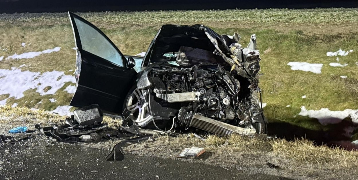 REGION: Czołówka na DK15. Nie żyje 52-letnia kobieta