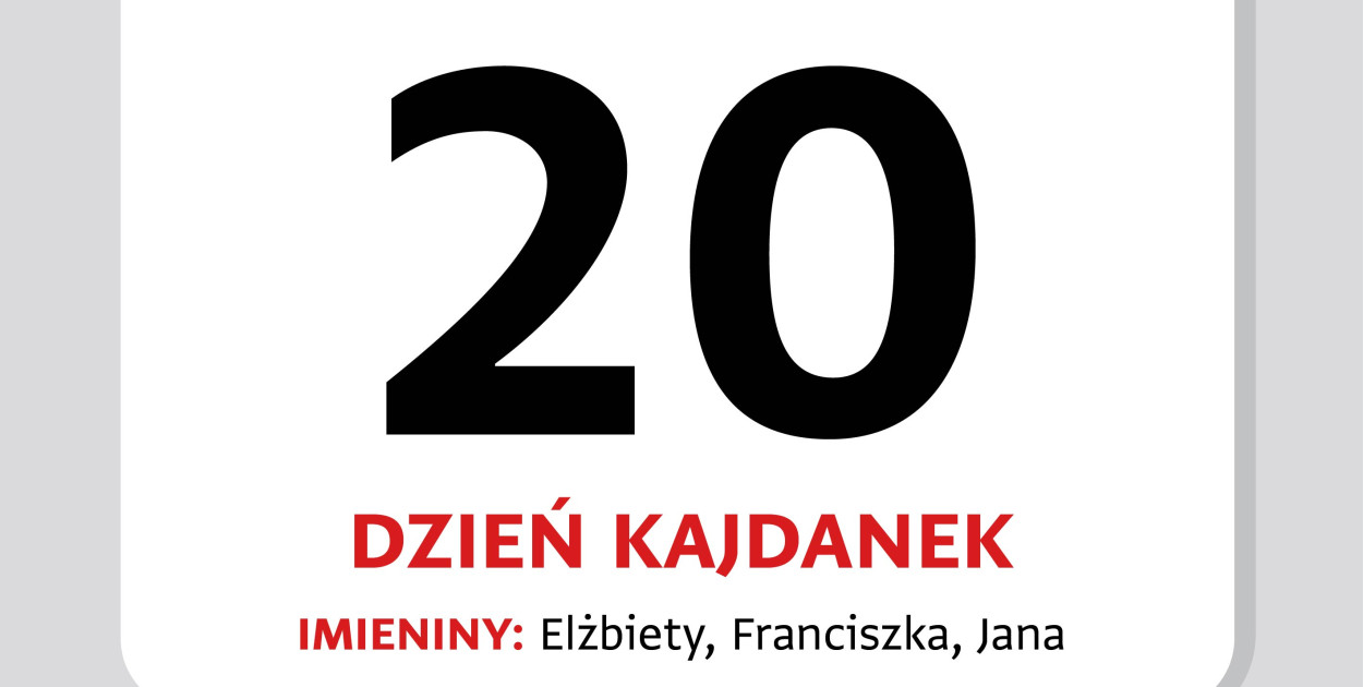 Kartka z kalendarza – 20 lutego. Dziś obchodzimy Dzień Kajdanek