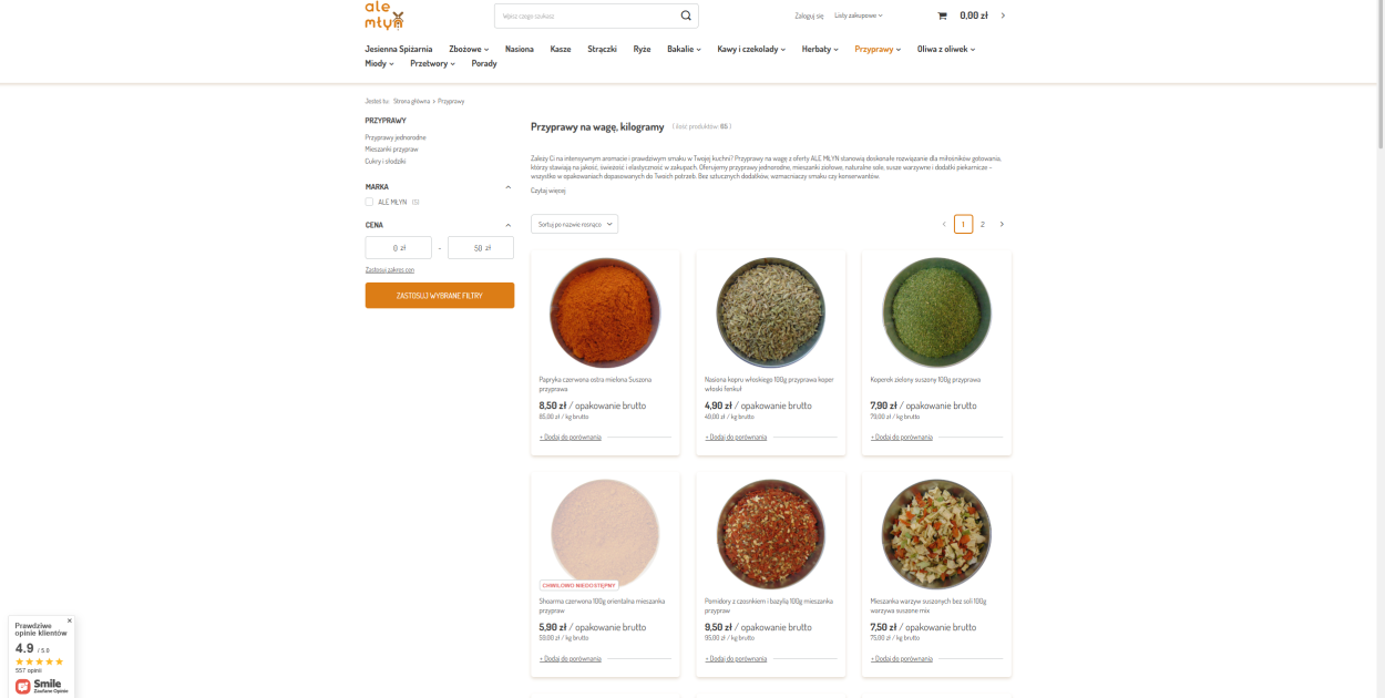 Naturalny smak bez kompromisów - dlaczego przyprawy na wagę wracają do łask?