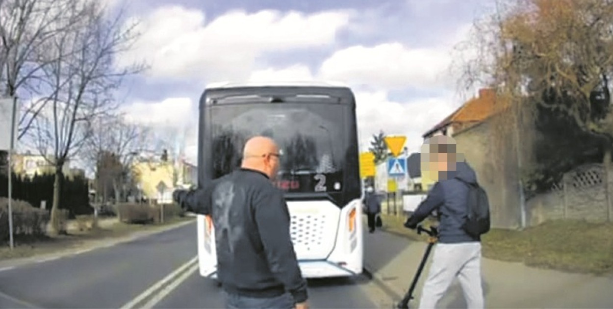 Interwencja na ul. Działkowców we Wrześni