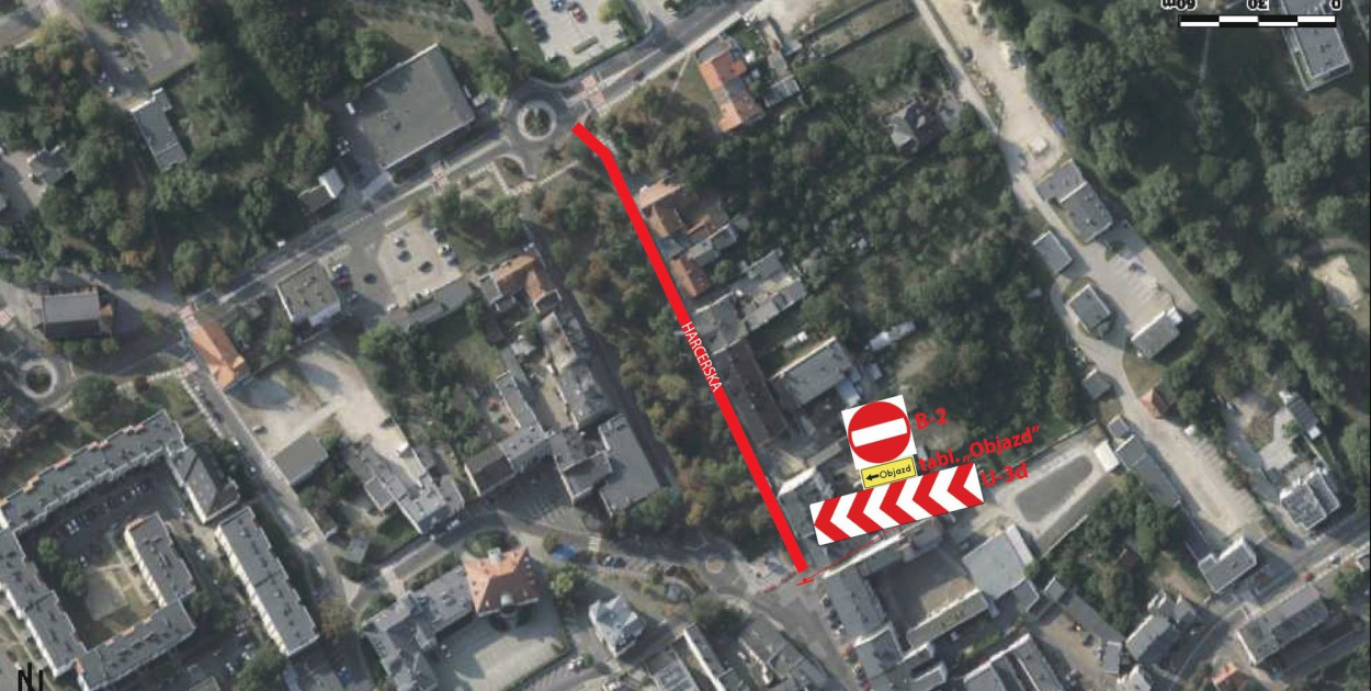 Utrudnienia w centrum Wrześni