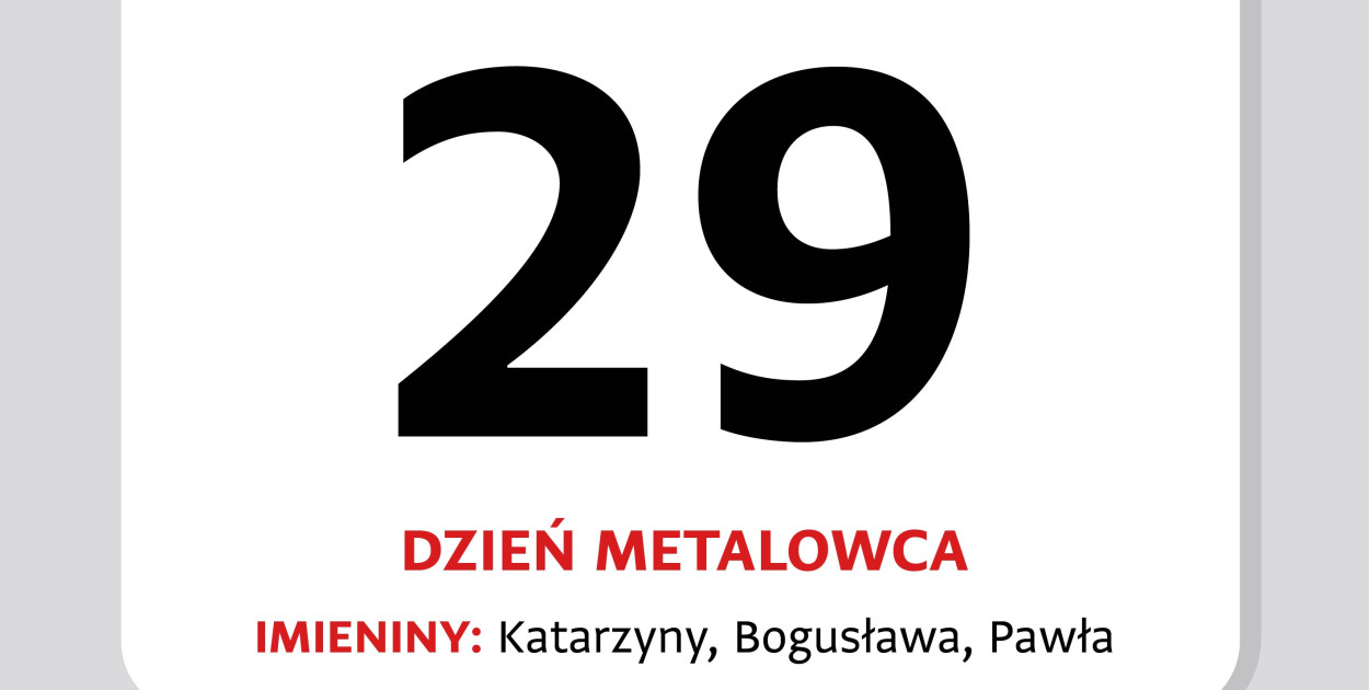 Kartka z Kalendarza. 29 marca – Dzień Metalowca