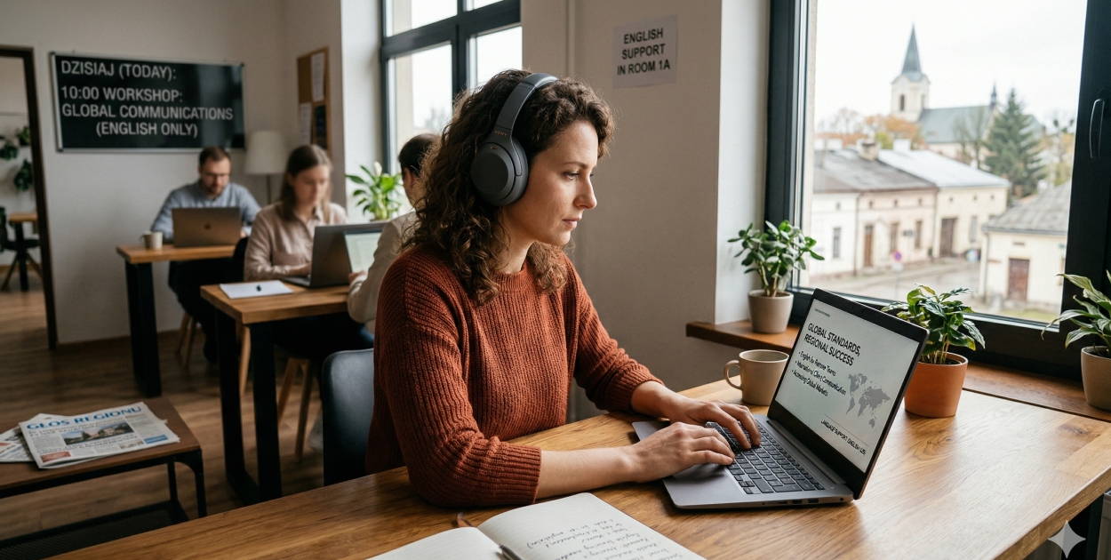Czy angielski w pracy to już standard także poza dużymi miastami?